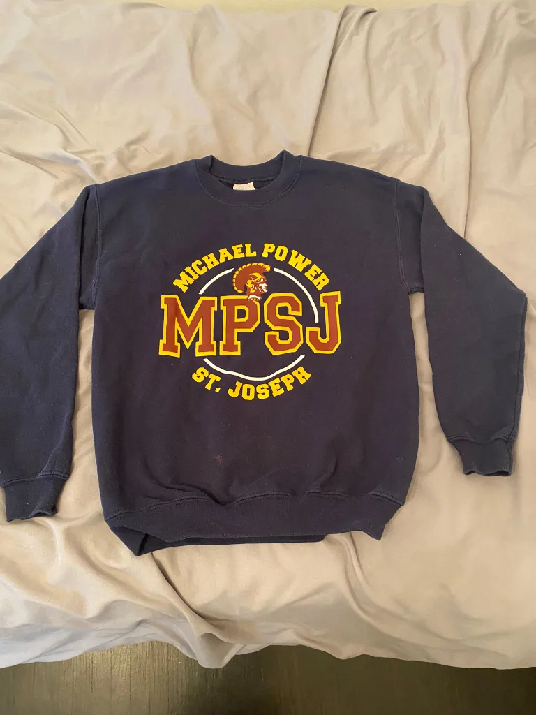 MPSJ McCarthy Youth Large Navy Blue Sweatshirt thumbnail
