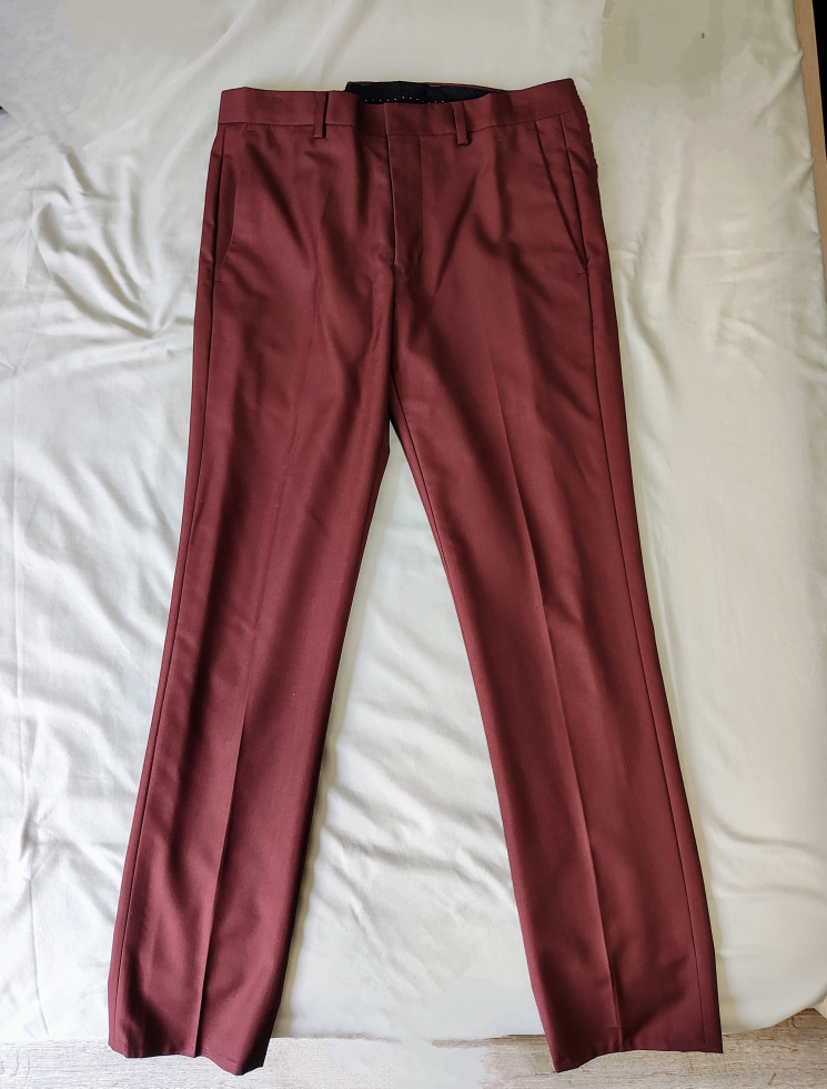 Topman Burgundy Suit plus tie - photo 4