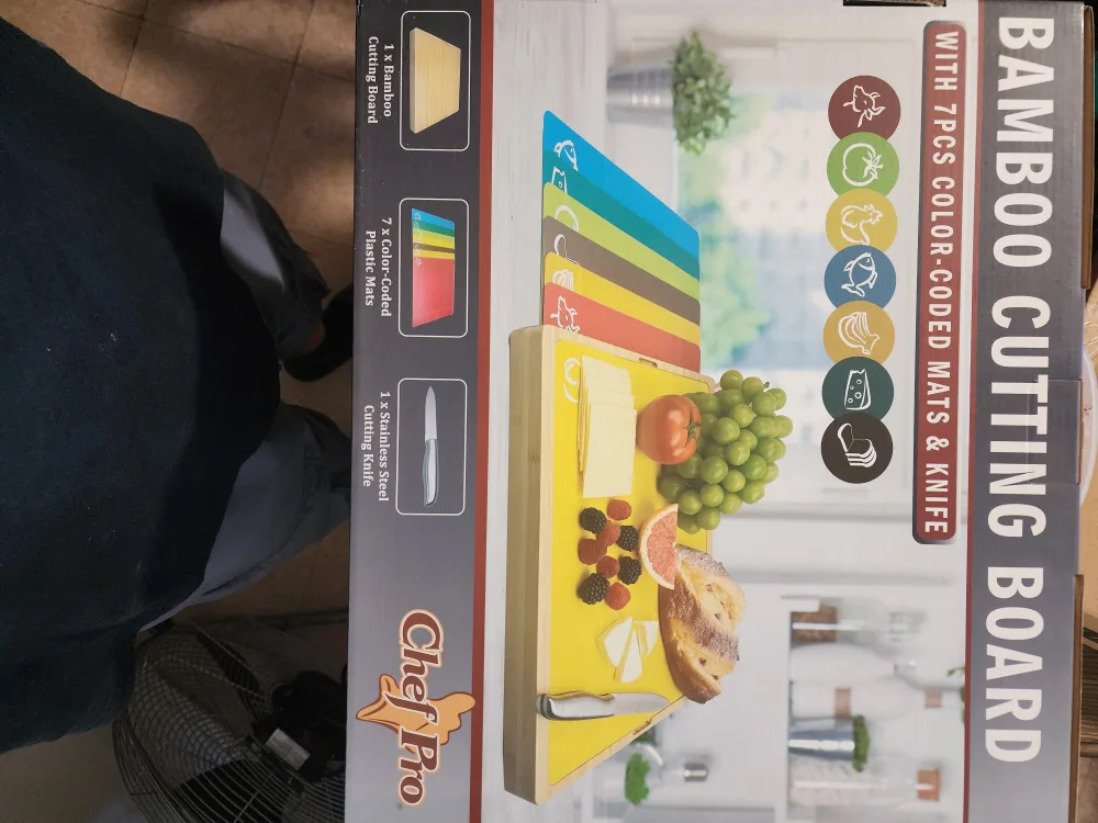 Chef Pro Bamboo Cutting Board Set - New in Box! thumbnail