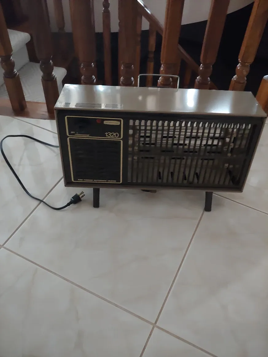 Vintage Fan Forced Automatic Heater 1320 thumbnail
