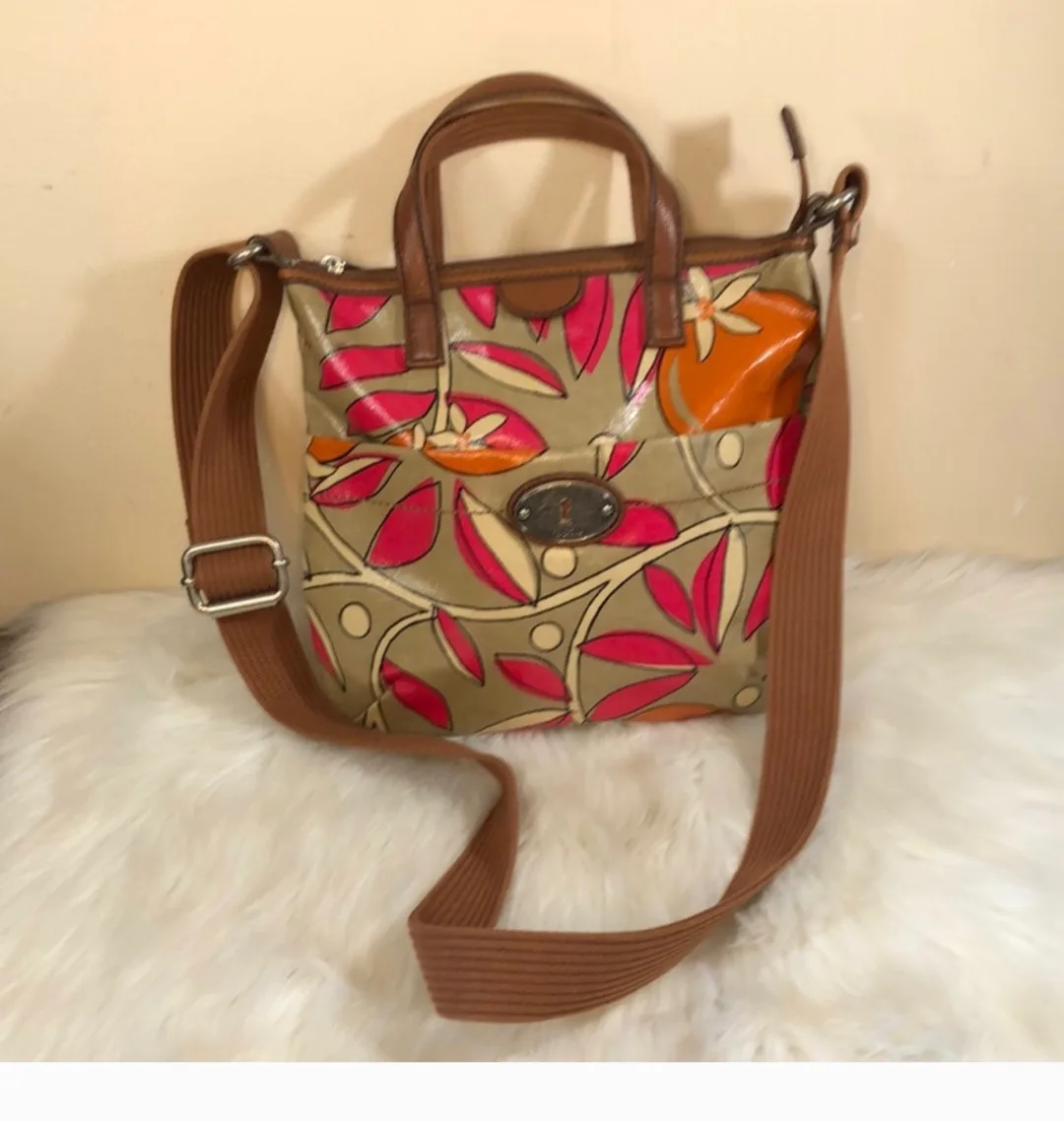 Fossil Floral Print Crossbody Bag thumbnail