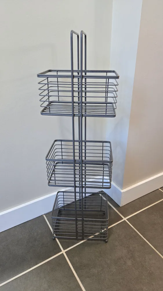 Metal Wire 3-Tier Storage Rack image indicator(2)