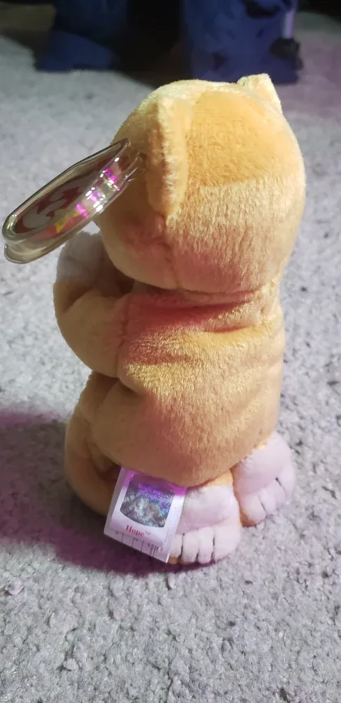 TY Beanie Baby Hope Bear (1999) - Mint Condition image indicator(2)