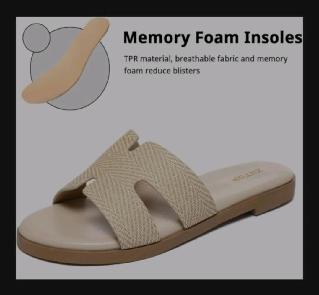 Women's Flat Sandals (2 colours) - sz 10 image indicator(5)