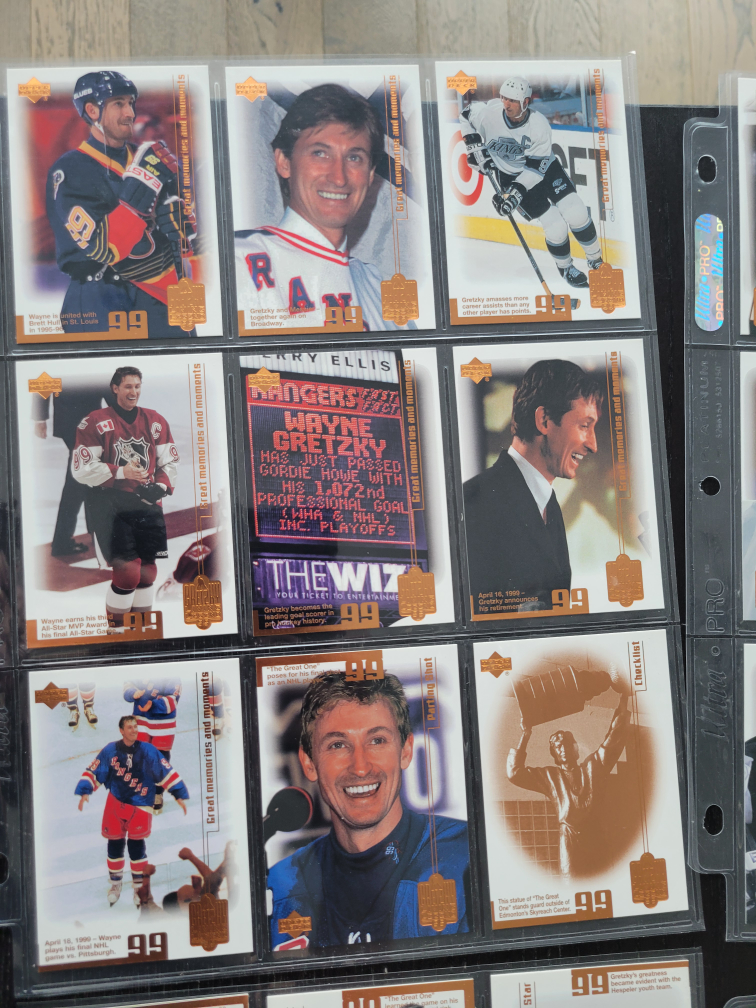 Wayne Gretzky Upper Deck 1-99  Hockey Cards, poster, etc - photo 3