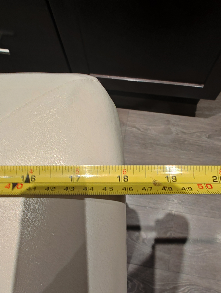2 White Padded Bar Stools - photo 5