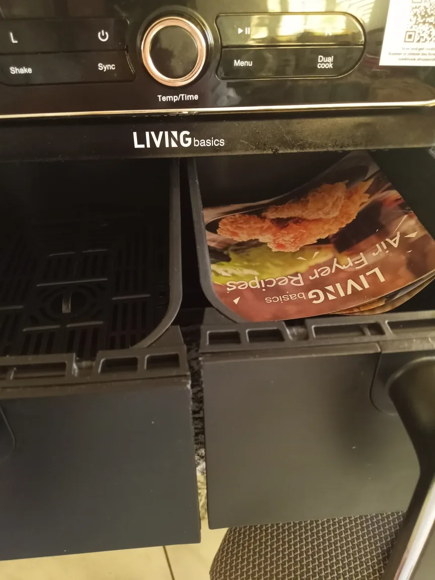 LIVINGbasics Dual Basket Air Fryer image indicator(7)