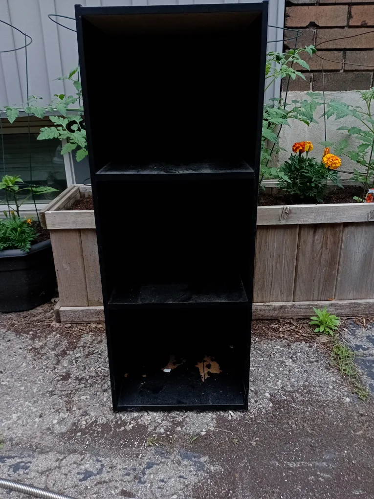 Black 3-Shelf Bookcase thumbnail