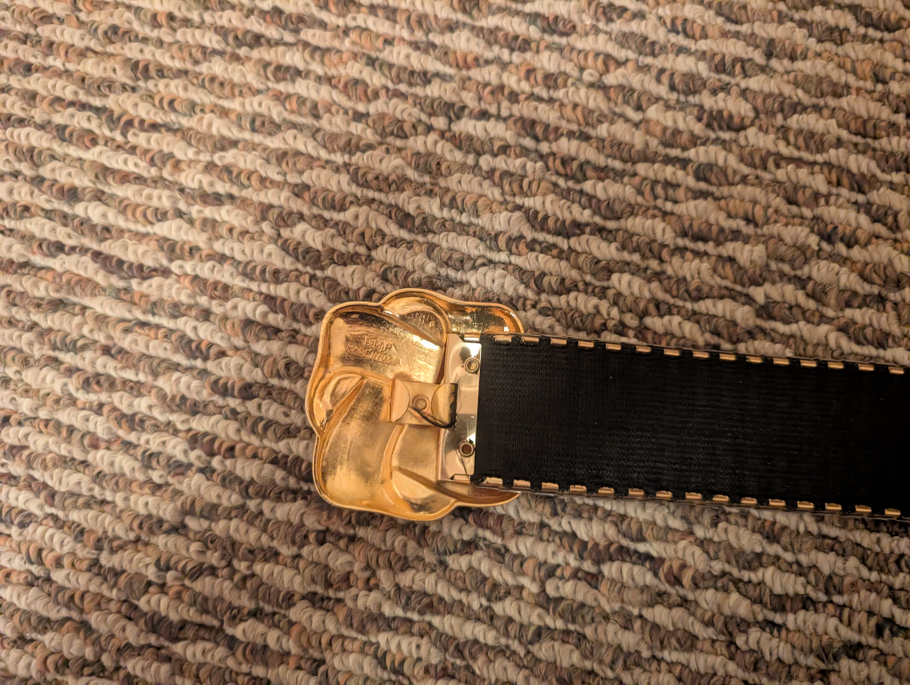 two ladies fashionable stretchy metal snake skin design belts - photo 5