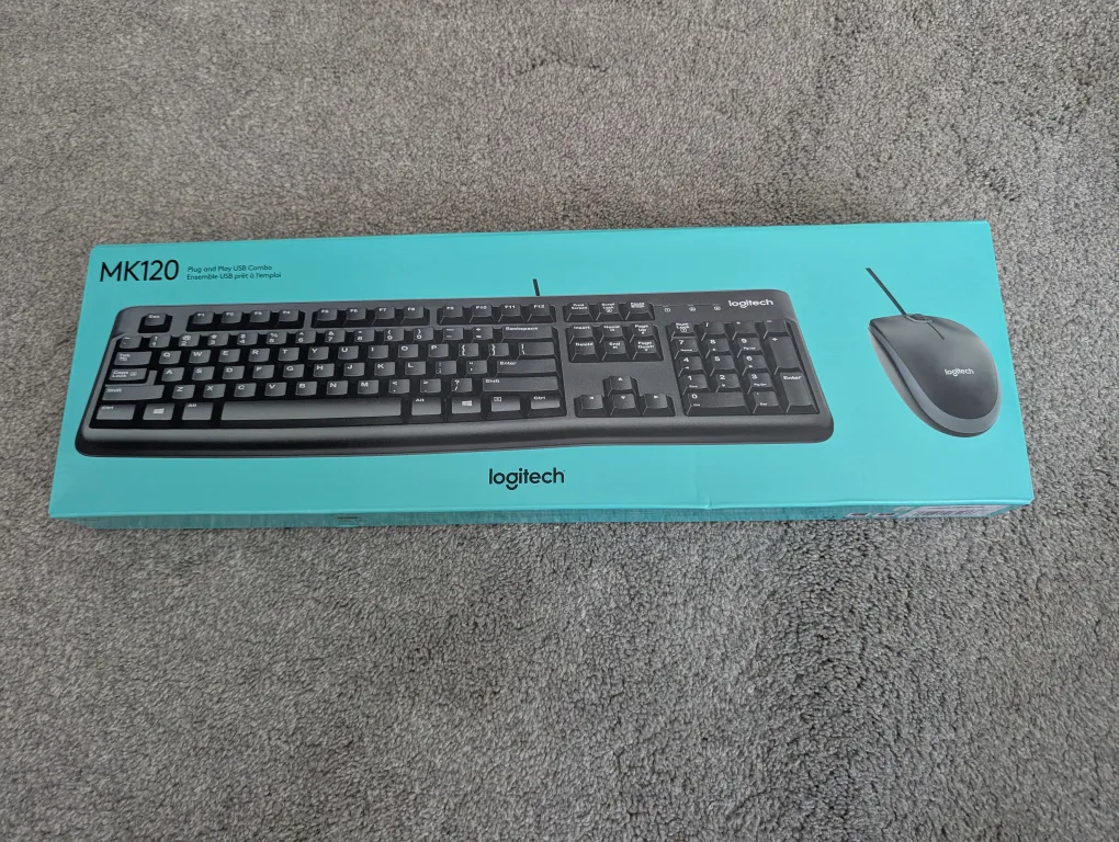 Logitech MK120 Keyboard and Mouse Combo - NEW thumbnail