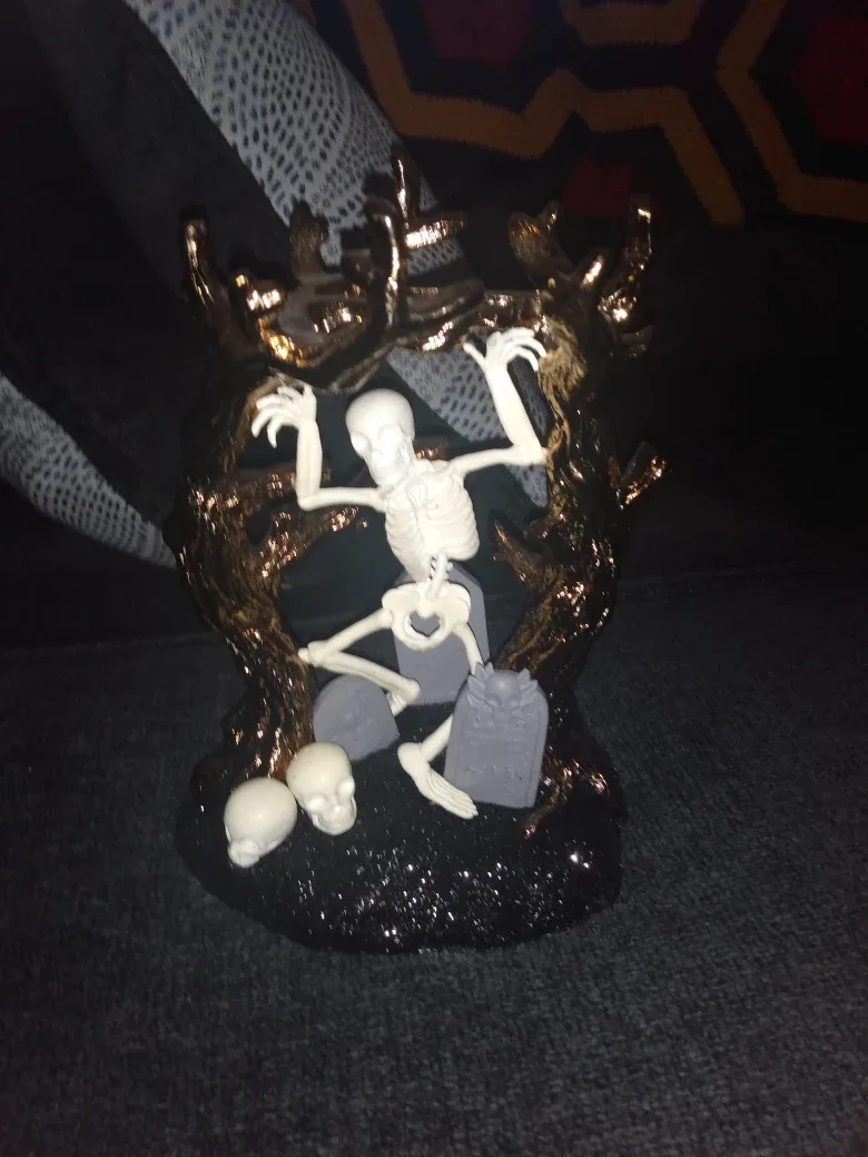Bath And Body Works Halloween 3 Wick Candle Holder thumbnail
