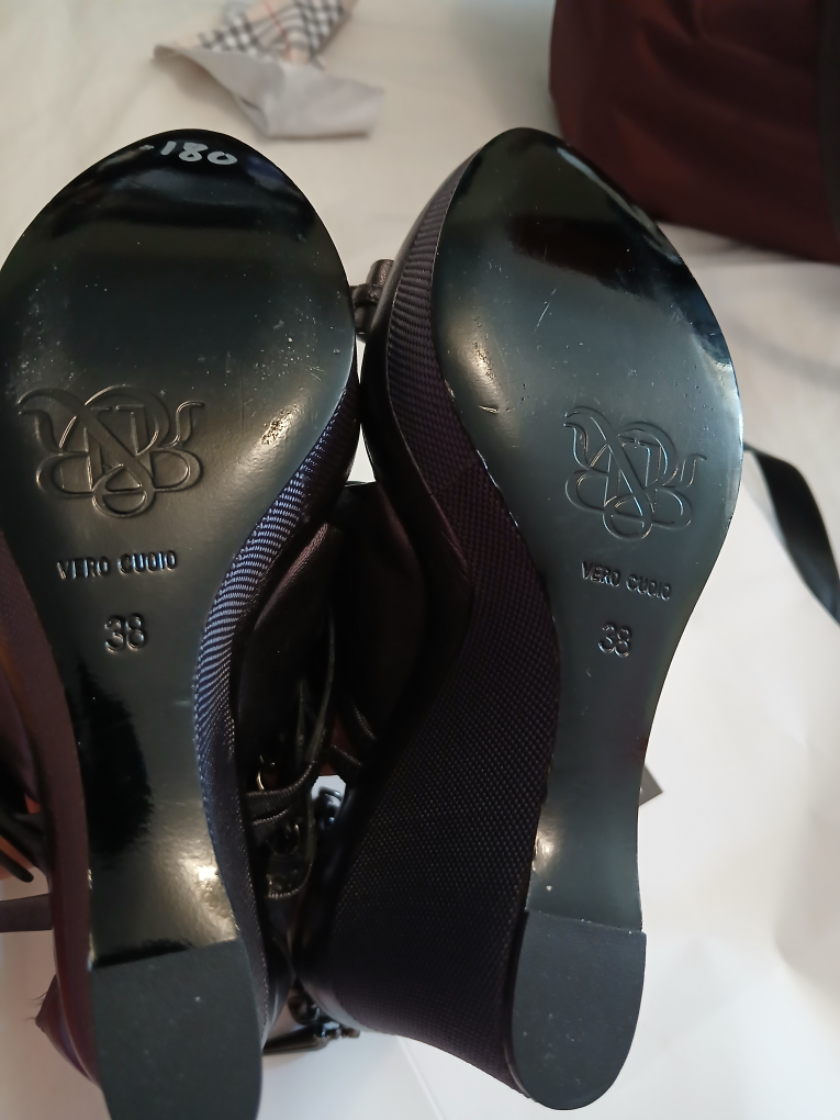 Rock & Republic Wedge Sandals - Size 38 - photo 3