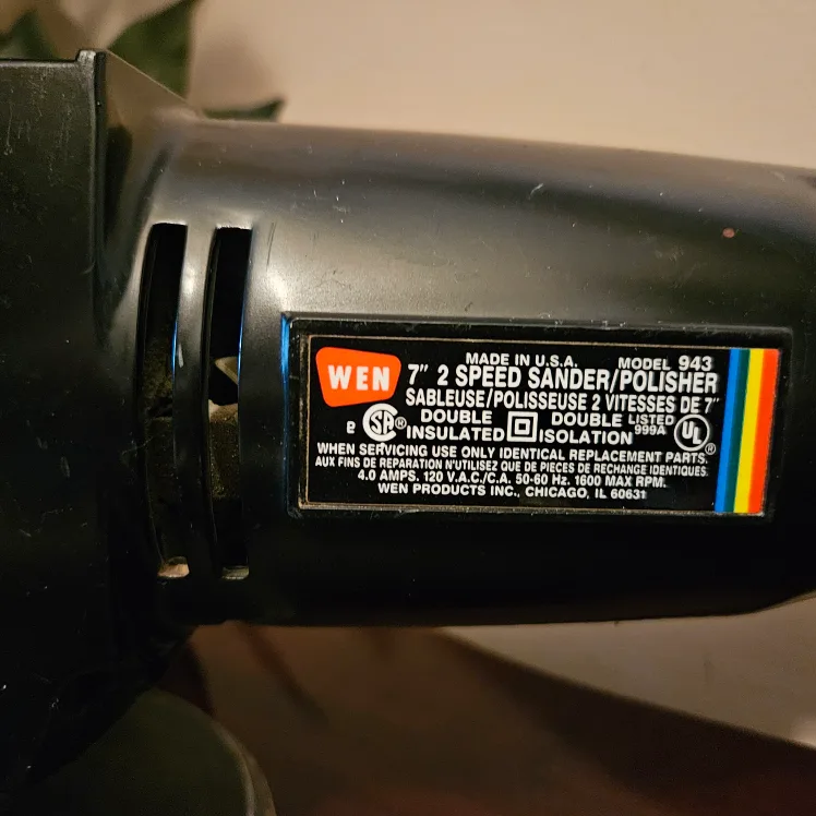 WEN 943 7" 2-Speed Sander/Polisher image indicator(3)