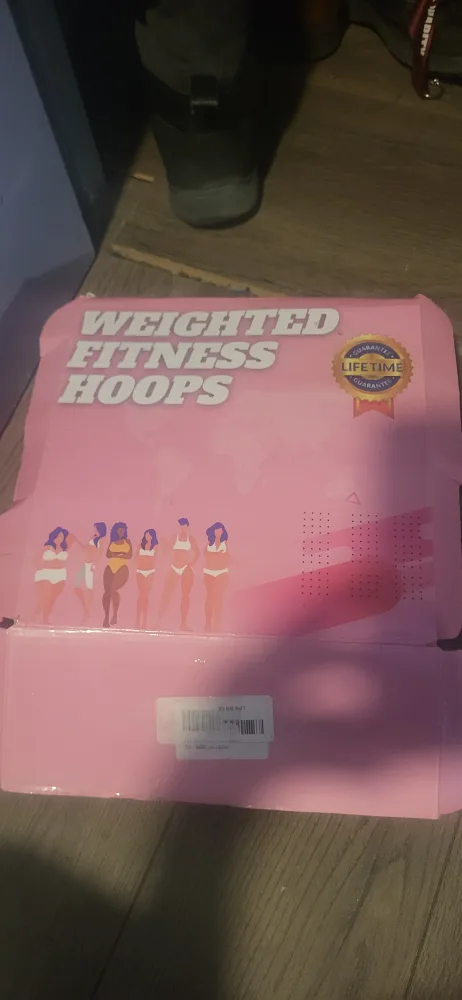 Weighted Fitness Hoops - Like New! thumbnail