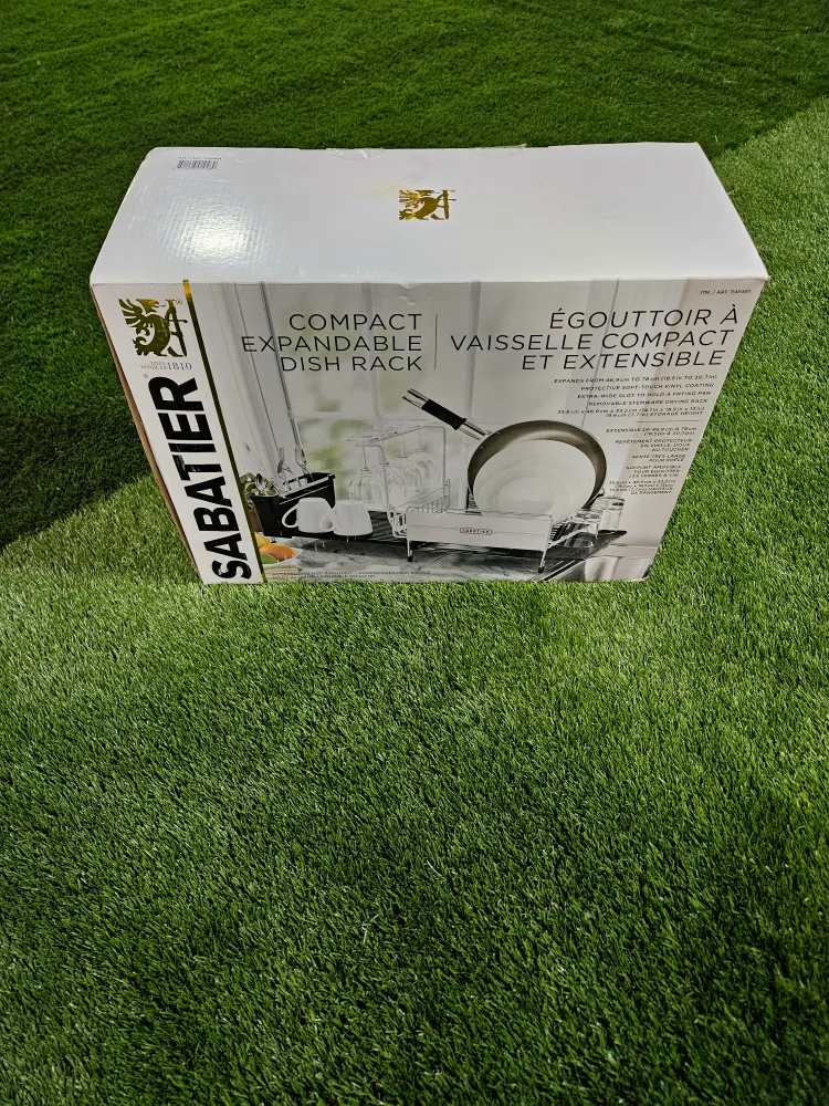 Sabatier Compact Expandable Dish Rack - New in Box! thumbnail
