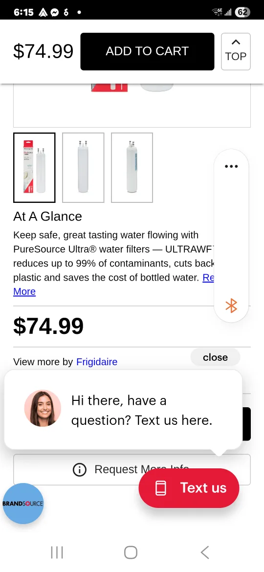Frigidaire PureSource Ultra ULTRAWF Water Filter image indicator(5)