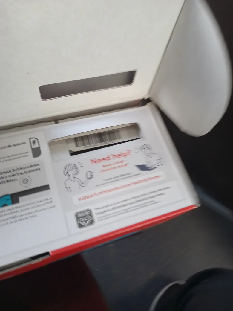 Nintendo Switch with Neon Blue and Red Joy-Con image indicator(8)