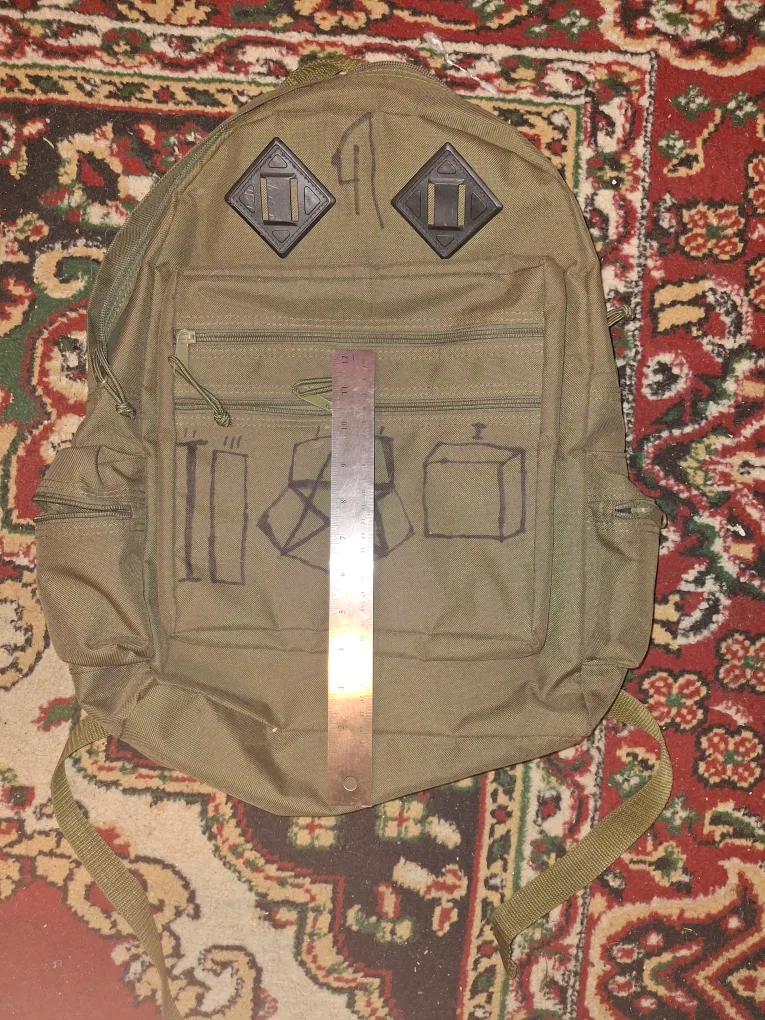 Olive Green Backpack thumbnail