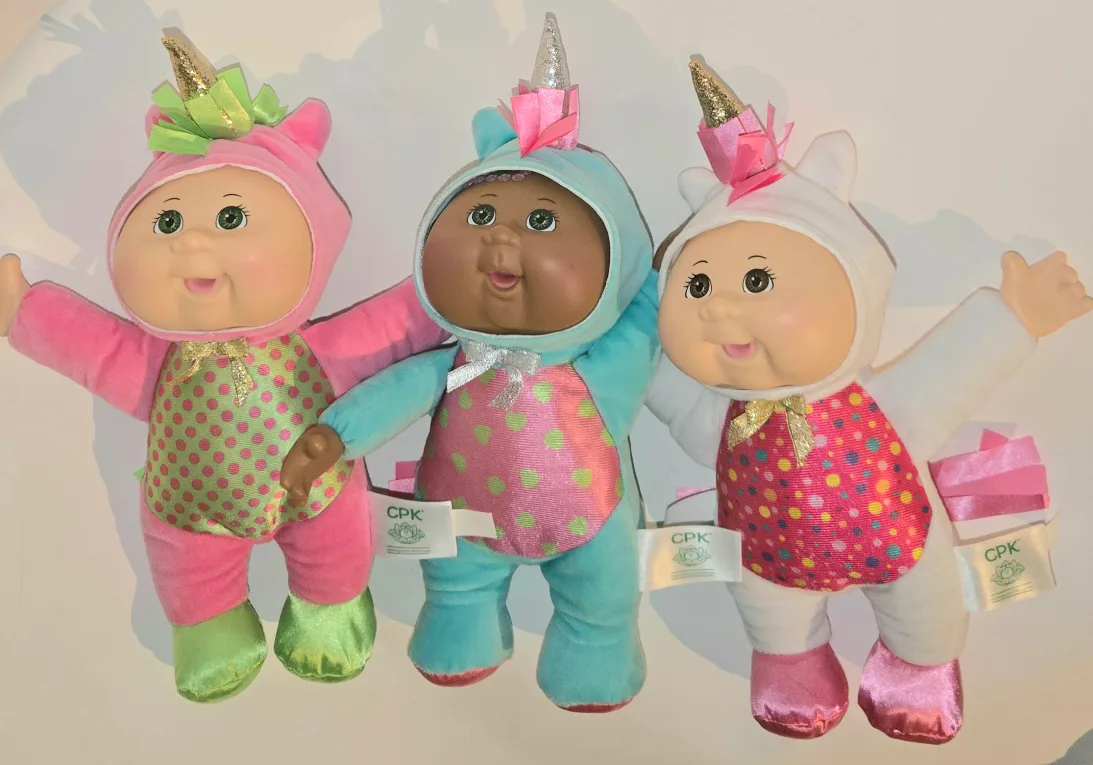 Cabbage Patch Kids Unicorn Fantasy Friend Plush Dolls thumbnail