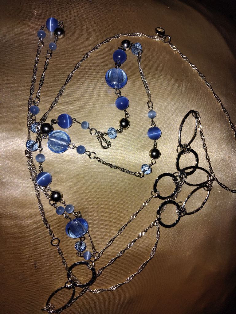 Blue Beaded Fashion Necklace - photo 3