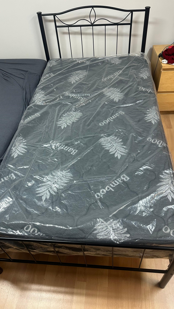 Zinus Black Metal Bed Frame - Twin Size - photo 2