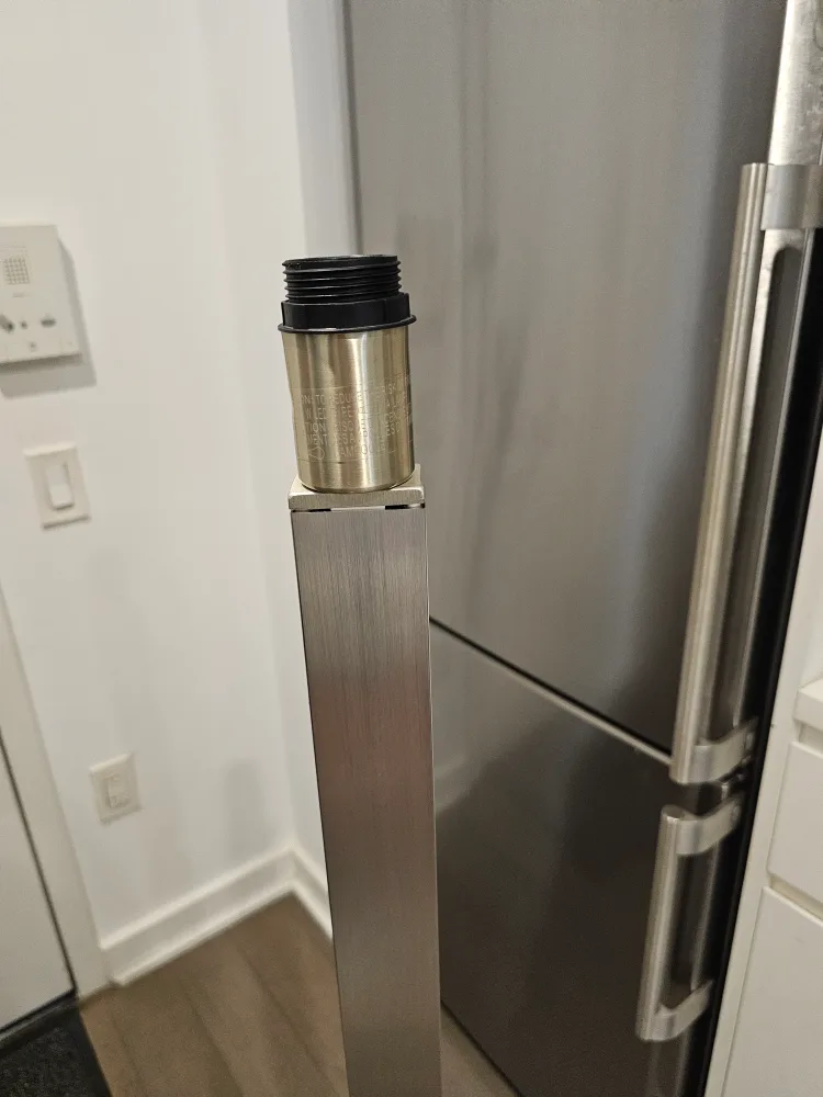 Silver Metal Floor Lamp IKEA Tomelilla image indicator(3)