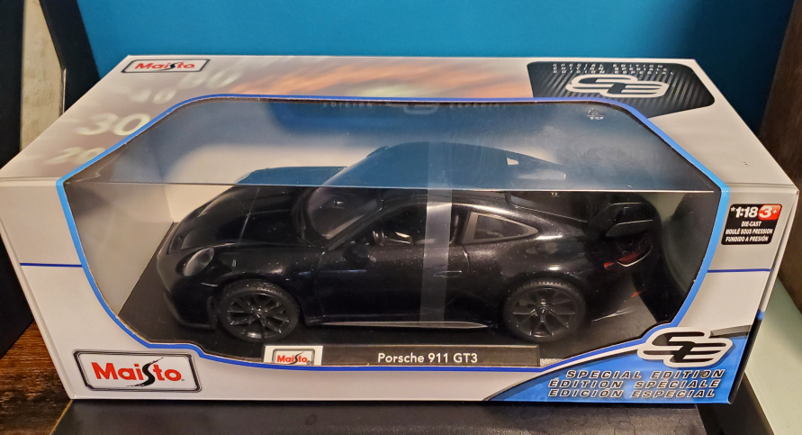 Maisto Porsche 911 GT3 (Black) - Sealed