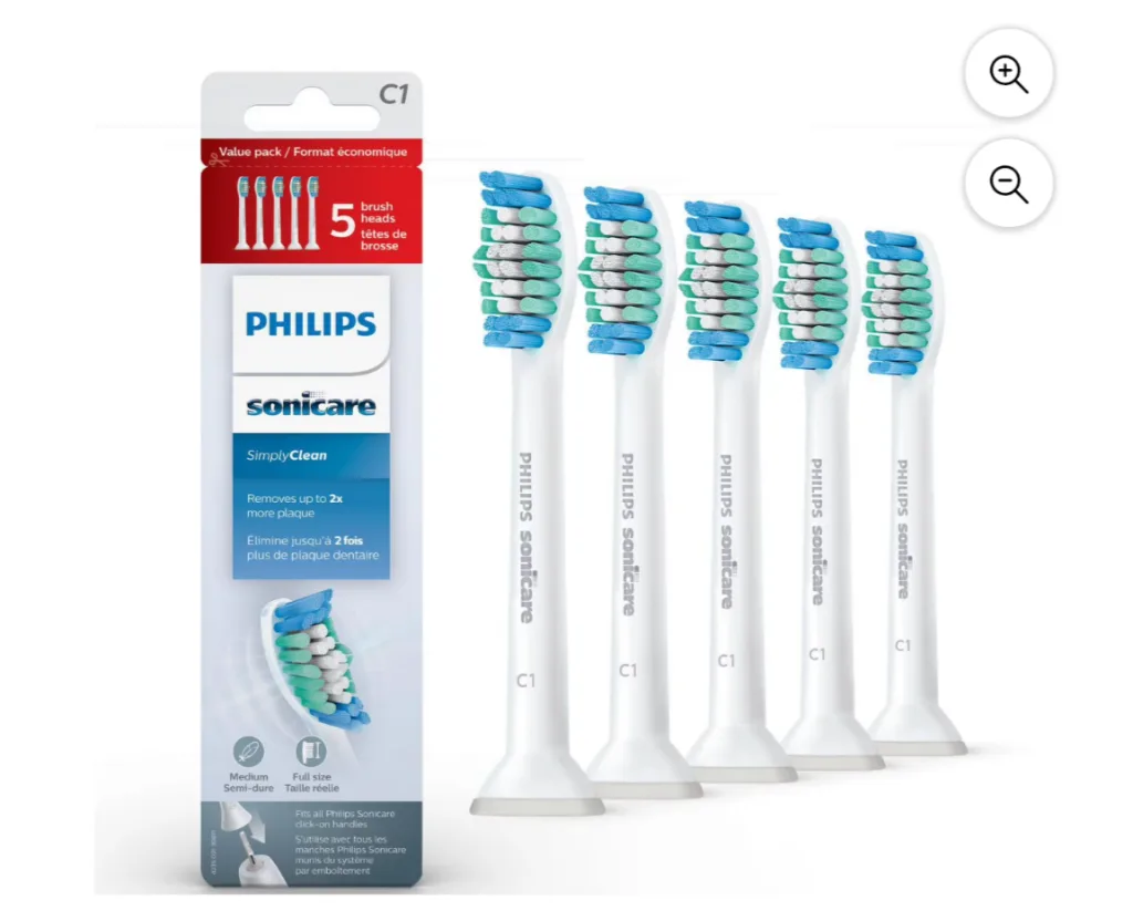 Phillips Sonicare C1 Toothbrush Heads X 5 thumbnail