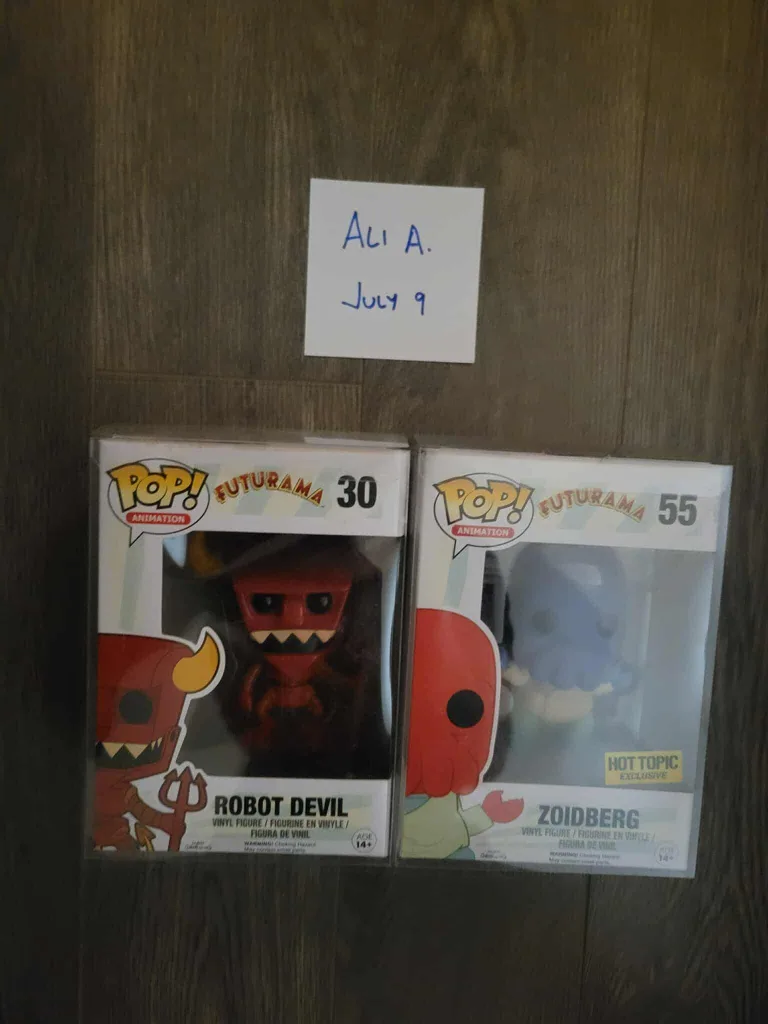 Futurama Funko Pop! Figures - Robot Devil & Zoidberg thumbnail
