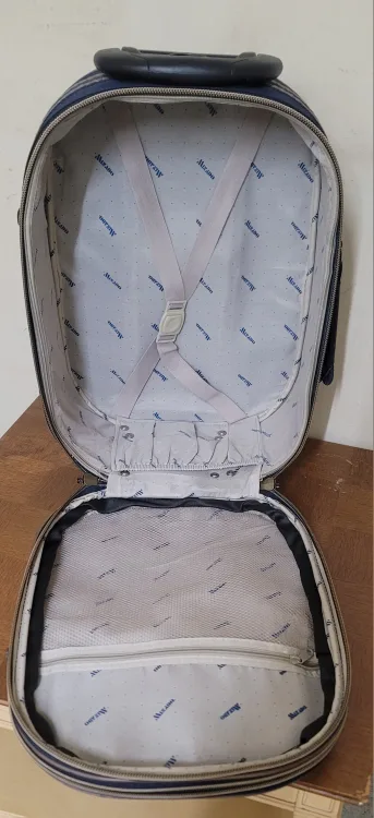 MEZZINO Blue Rolling Suitcase image indicator(4)