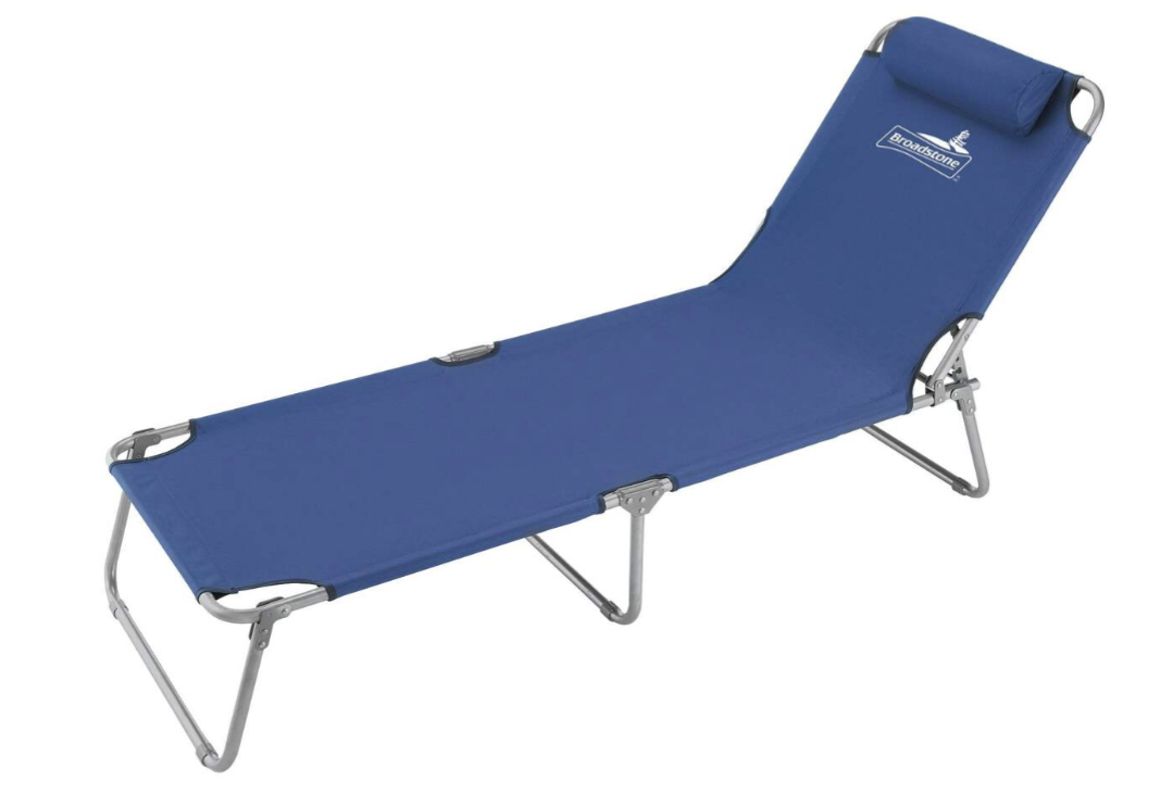 3 Broadstone Blue Folding Lounger Cot - $100 for all 3
