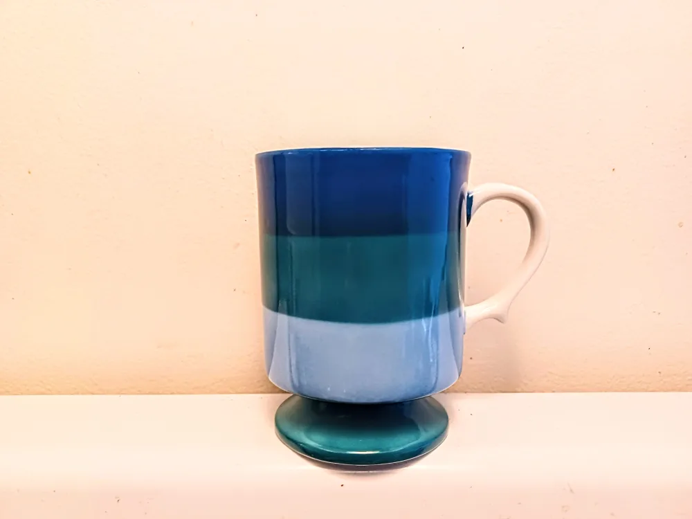 Stunning Vintage MCM Holt Howard Pedestal Coffee Mugs thumbnail