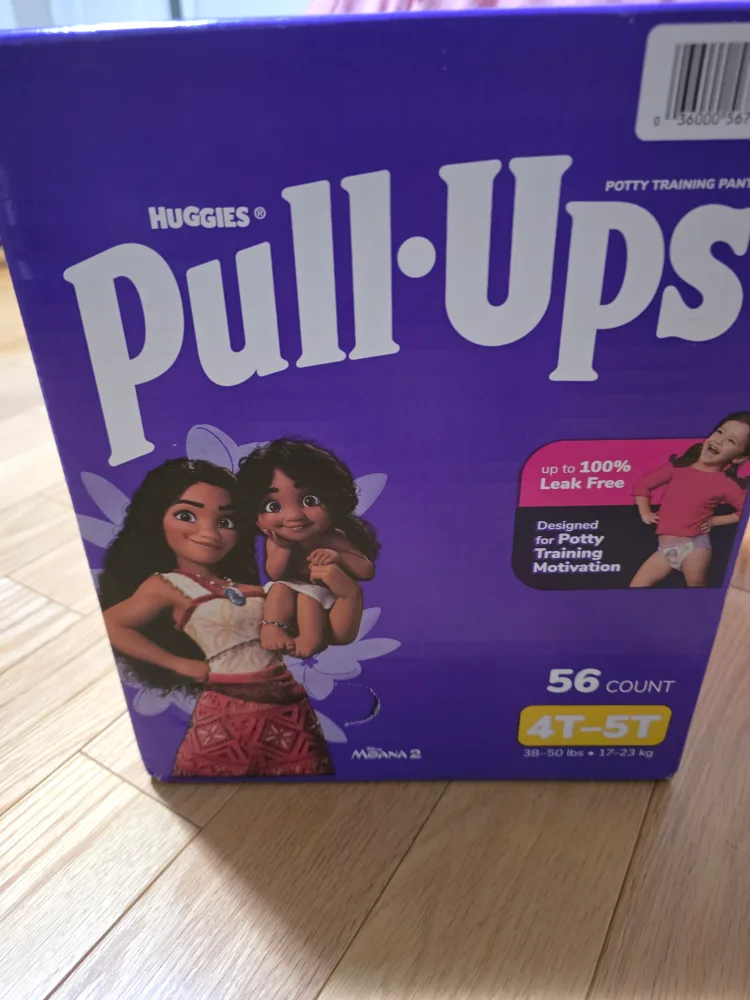 Huggies Pull-Ups Moana 2 4T-5T (56 count) thumbnail