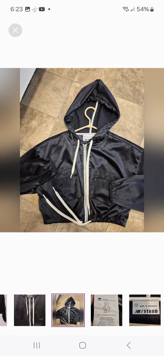 New Balance x Staud Black Jacket Size S thumbnail