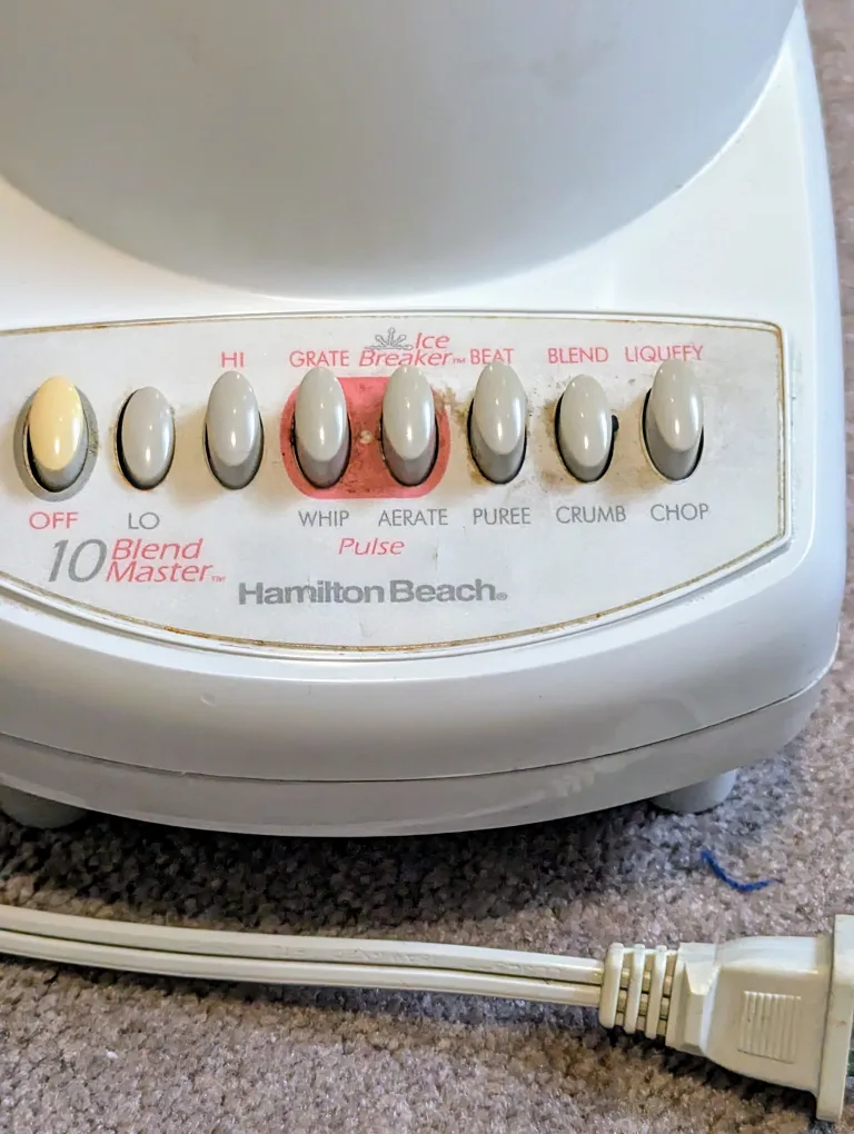 Vintage Hamilton Beach 10 speed blender image indicator(4)