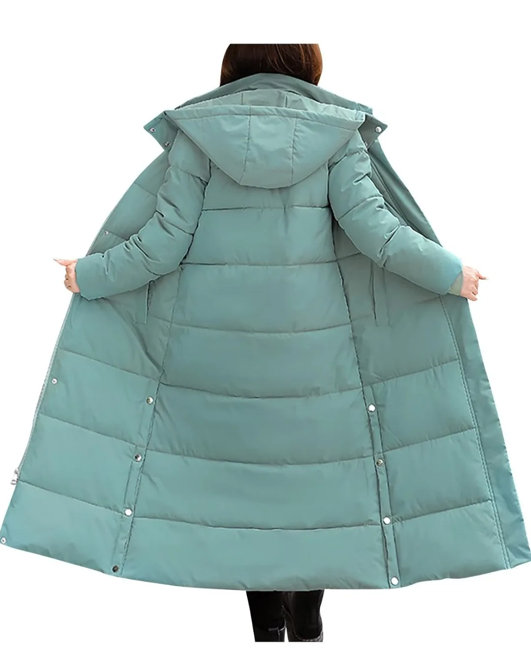 Brand New Woman's Long Puffy Winter Jacket thumbnail