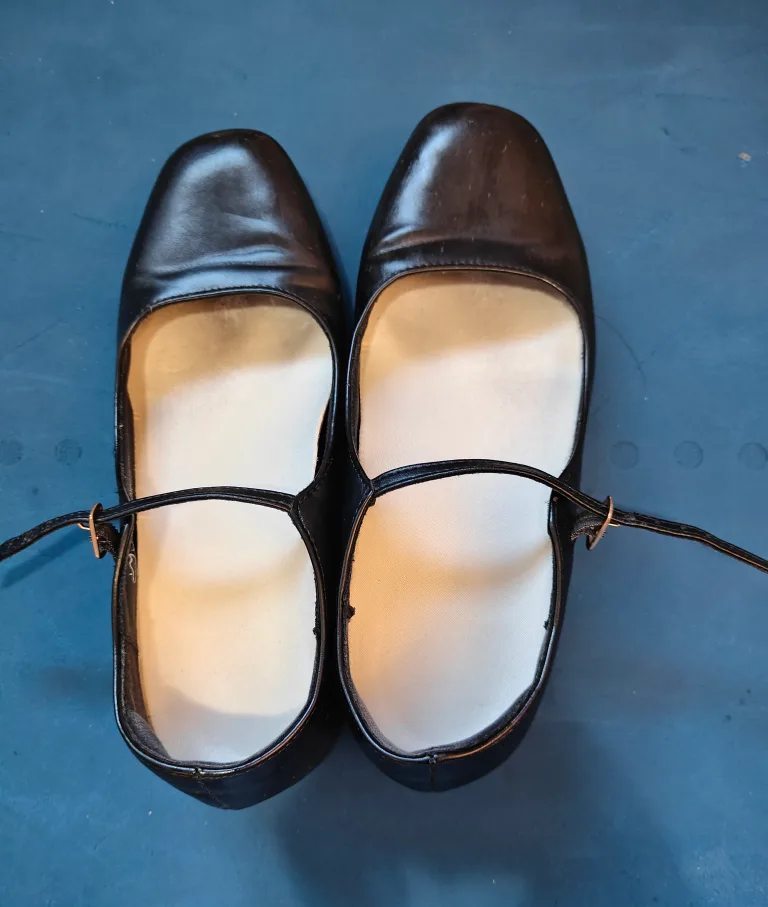 Black Mary Jane Style Shoes 💖🧡 image indicator(4)