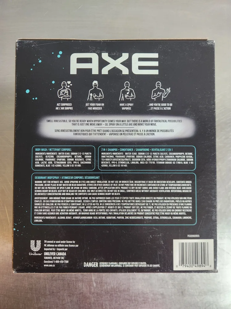 Axe Apollo Gift Set - Body Wash, Body Spray, Shampoo image indicator(2)