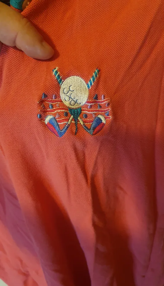 Fairway Outfitters Coral Polo Shirt - Size L (0357) image indicator(2)