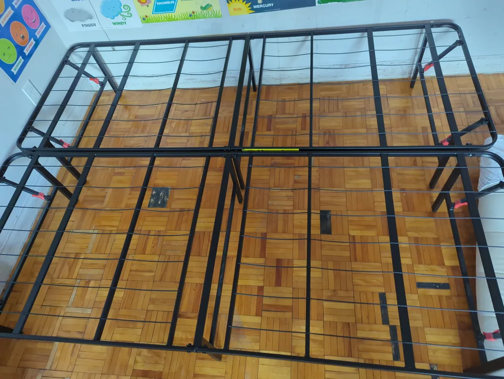 Metal Bed Frame - Black thumbnail