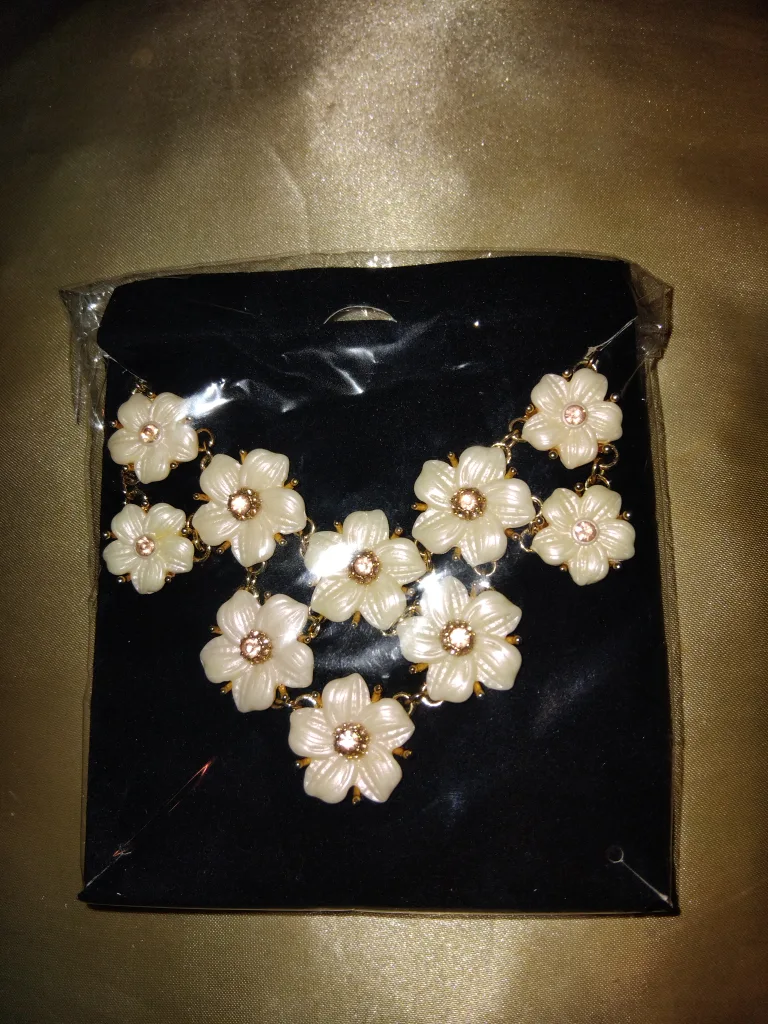 Floral Statement Necklace - New thumbnail