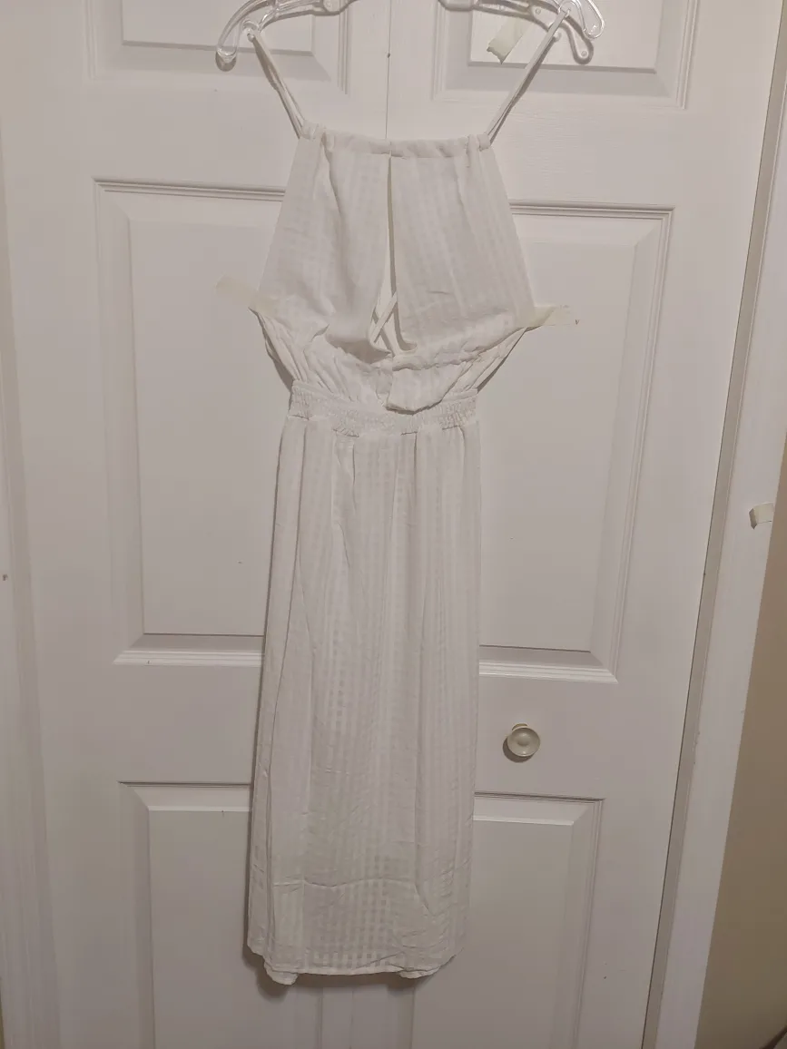 White Maxi Dress - Size Small thumbnail