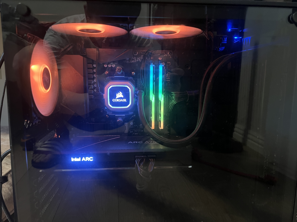 Custom PC with Intel ARC GPU & Corsair Cooling - photo 2