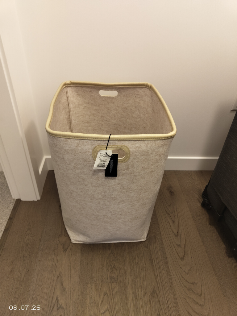 Home Sense Laundry Basket - Brand New