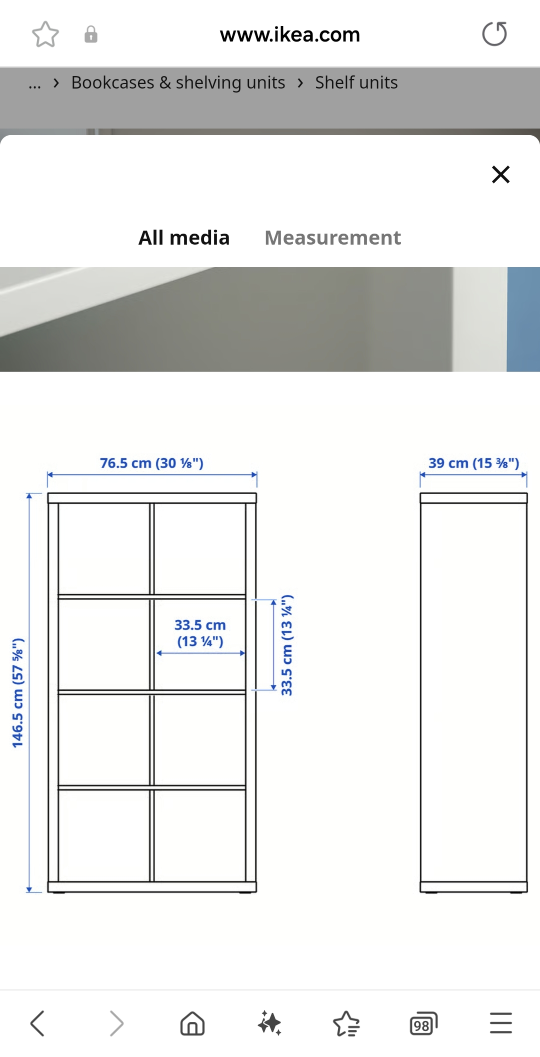 IKEA Kallax Shelf Unit with Baskets - photo 4