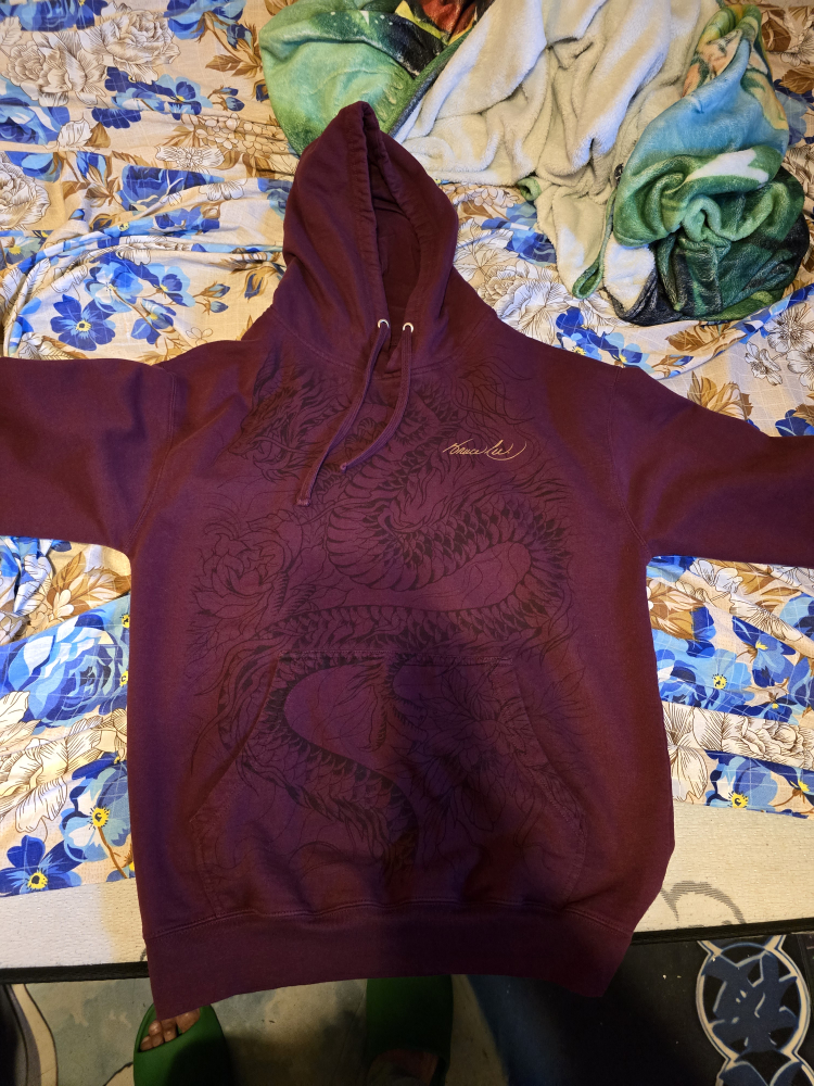 authentic bruce lee hoodie