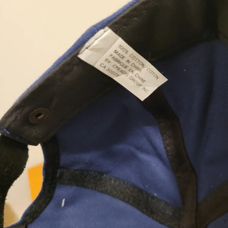 Brand New Vintage 90s Navy Blue Snapback Cap Hat image indicator(7)