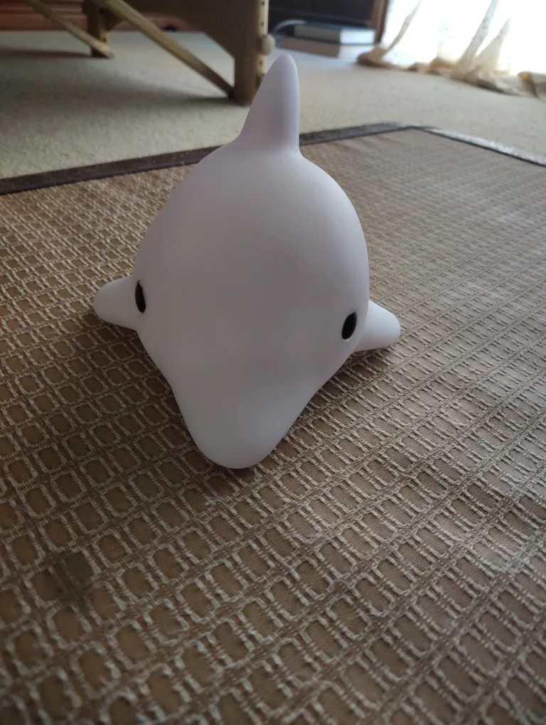 Cute Dolphin Night Light image indicator(2)