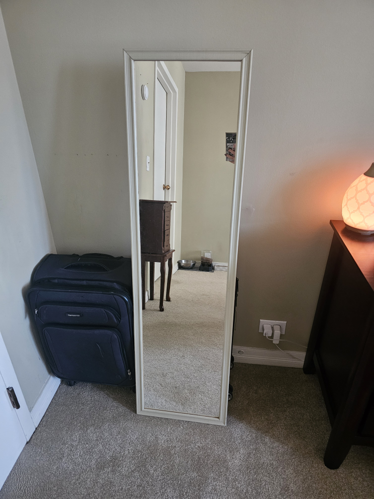Full Length Mirror - White Frame