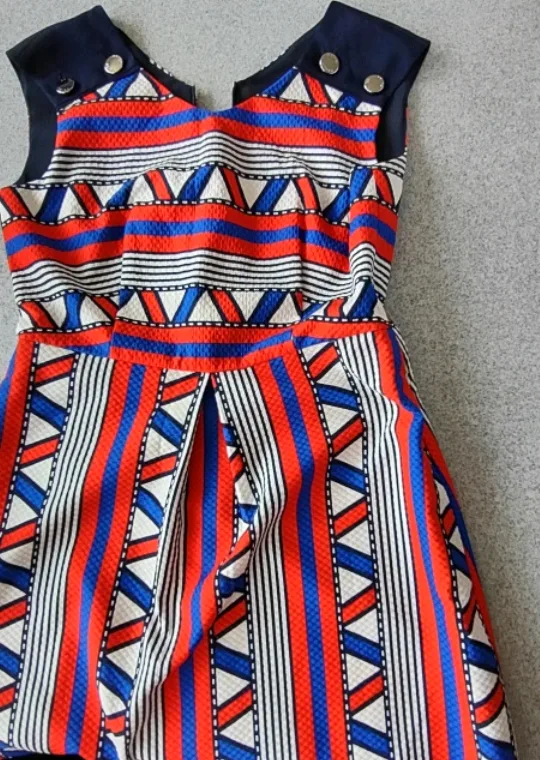 (NEW) Prich Geometric Sleeveless Dress thumbnail